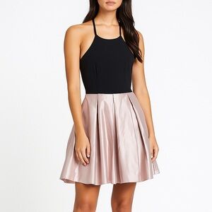 NEW DJ Jaz halter‎ top cocktail dress with pockets